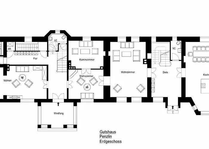 Gutshaus Penzlin * Meyenburg (Prignitz)